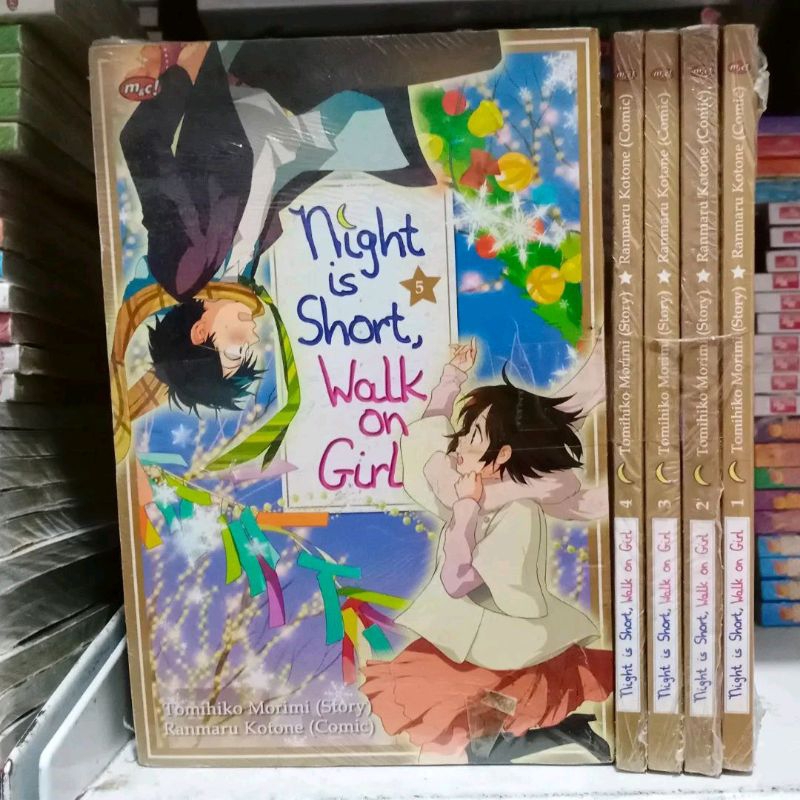 komik Night is Short Walk on Girl vol 1-5 END