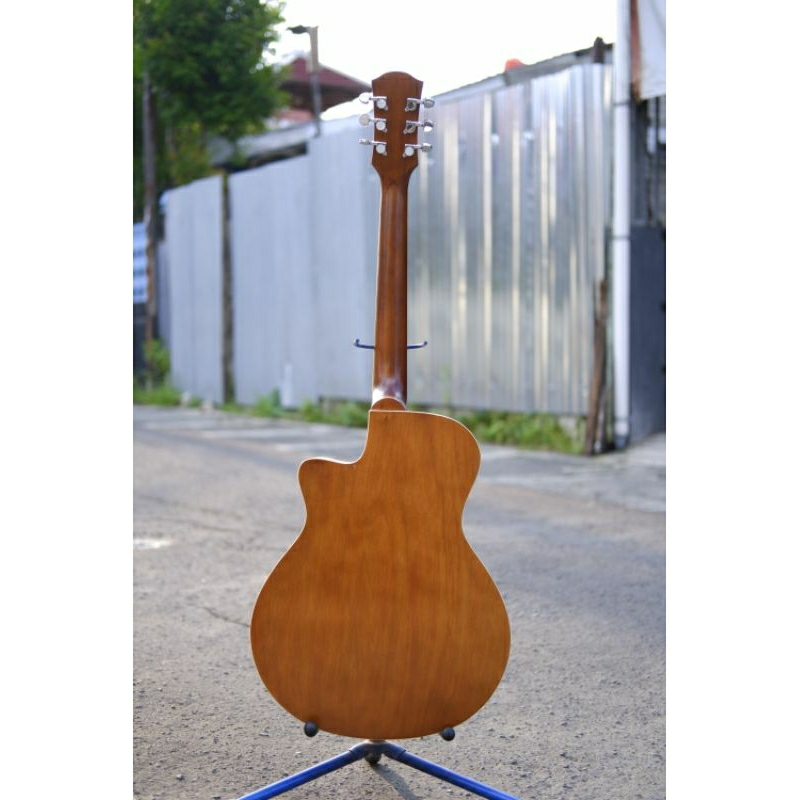 GITAR AKUSTIK UNBRND A-50 BLACK / NATURAL