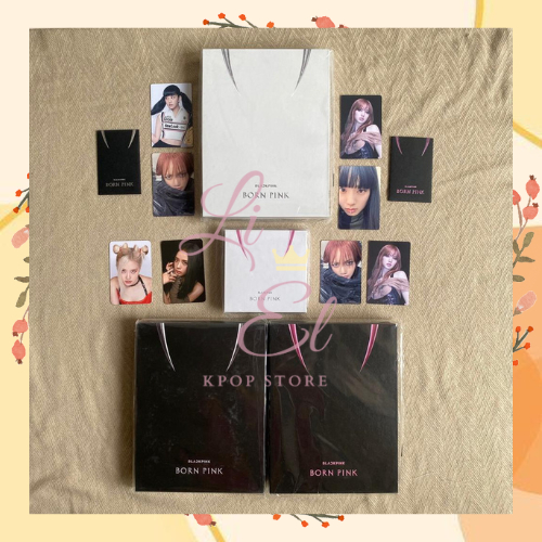 BLACKPINK 2nd Album - Born Pink (Photobook Box, Kit Kihno, Vinyl LP Limited Ed) Ktown4u Makestar Wev