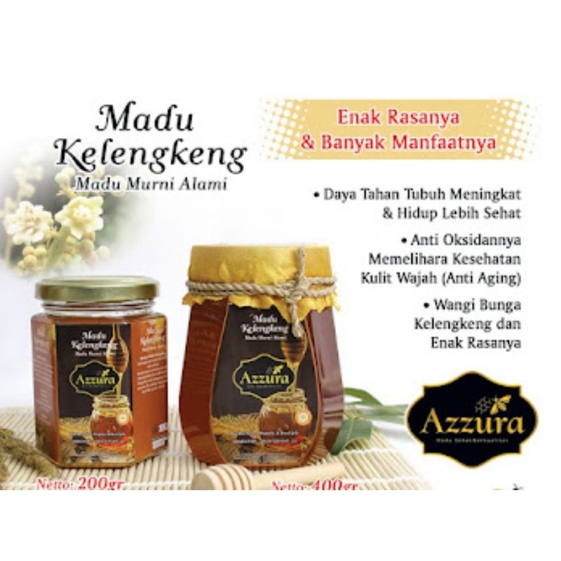 

madu murni kelengkeng madu azzura asli 100% madu herbal