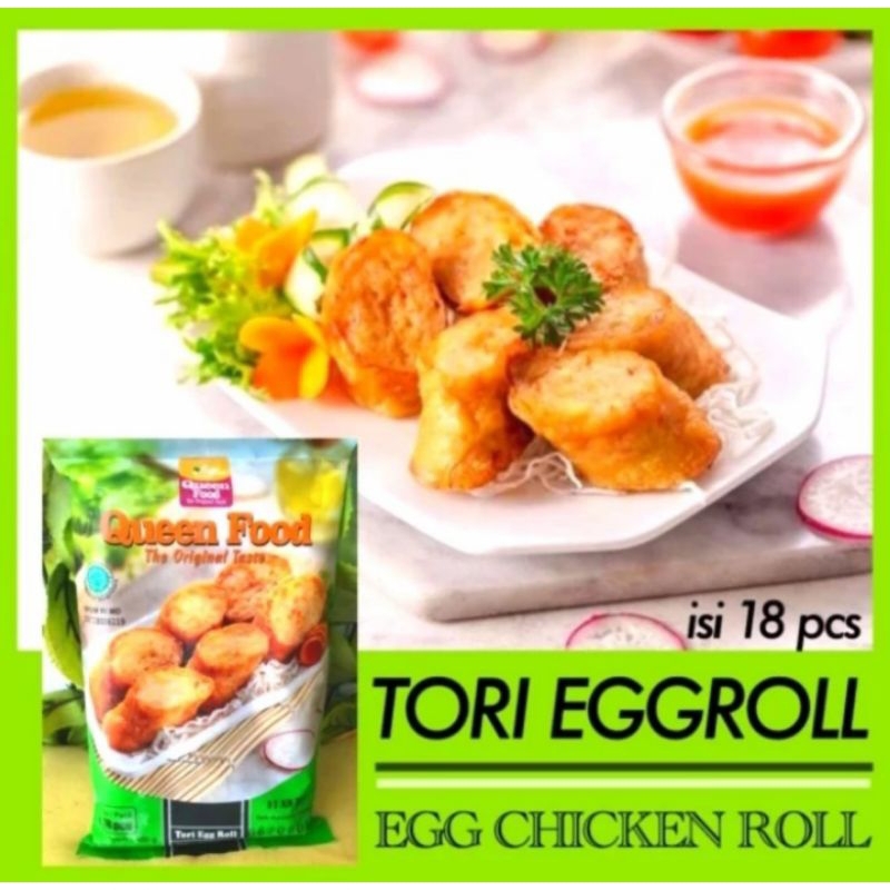 

Queen Food Tori Egg Roll 18s 400gr Bento