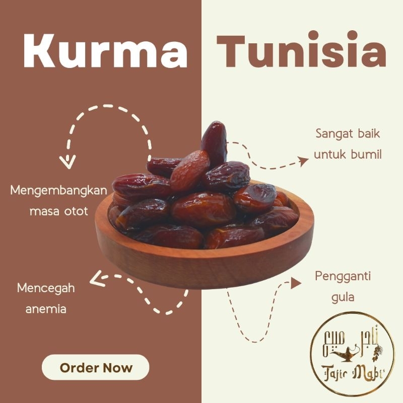 

Kurma Tunisia Madu 1kg