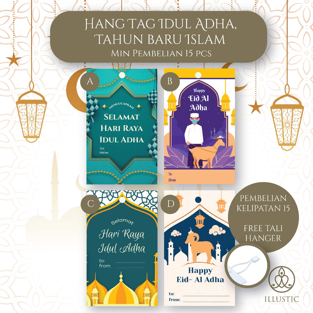 Hang Tag Idul Adha/ Kartu Ucapan Idul Adha