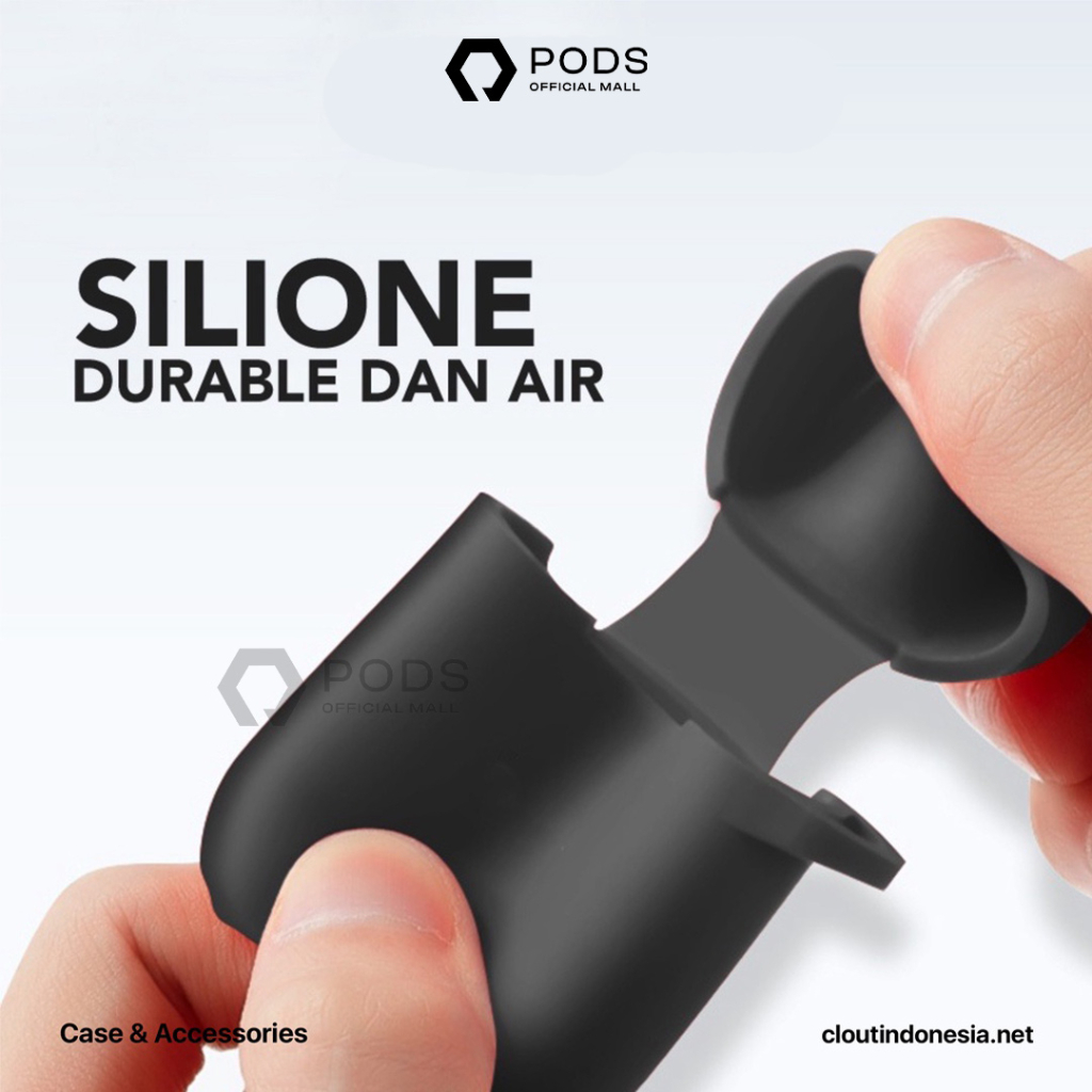 [PAKET HEMAT] Bundle 2 in 1 Starter Set [The Pods Gen 2 + Free Premium Silicone Soft Case + Free Hook] by Pods Indonesiaa