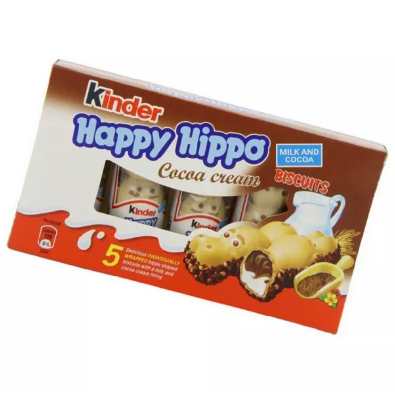 

Coklat KINDER Happy Hippo Cocoa Creme isi 5pcs - Terenak Termurah