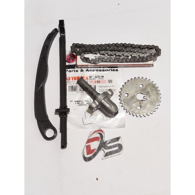 GIGI SENTRIK SET RANTAI KETENG TONJOKAN KETENG+TENSIONER JUPITER Z1 KODE(1DY)