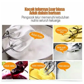 Super Hand Mixer 7 SPEED Pengocok Telur dan kue Multifungsi 7 Kecepatan Otomatis Mixer KD-133