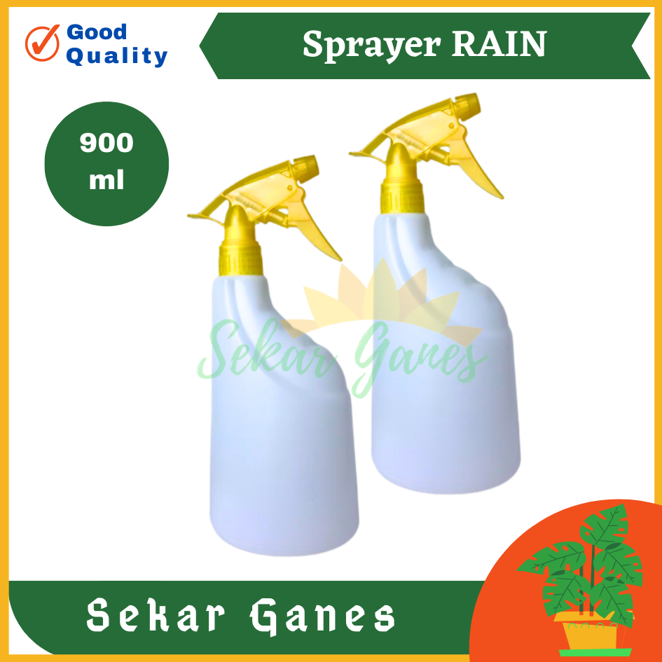 BOTOL SEMPROTAN RAIN 900 ML 500 ML SPRAYER PLASTIK untuk siram tanaman dan memandikan burung