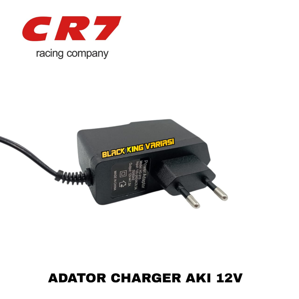 Cas Aki Motor Cr7 Charger Aki Accue 12 Volt Charger Aki Motor Adaptor Tester Lampu Charger Cas Aki Motor Universal