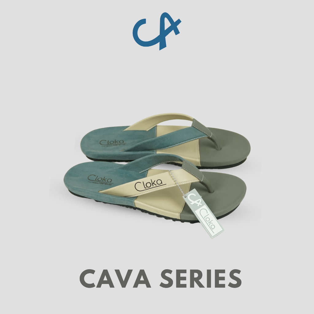 Sandal Jepit Size Jumbo Pria Dewasa Kasual Distro Sendal Cowok Anti Slip Anti Licin Ringan Kekinian - Cloka Cava