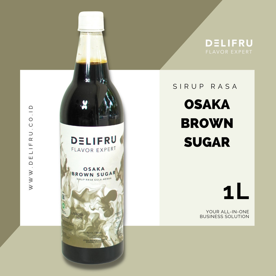 

Delifru Syrup Osaka Brown Sugar - Sirup Gula Merah 1 Liter