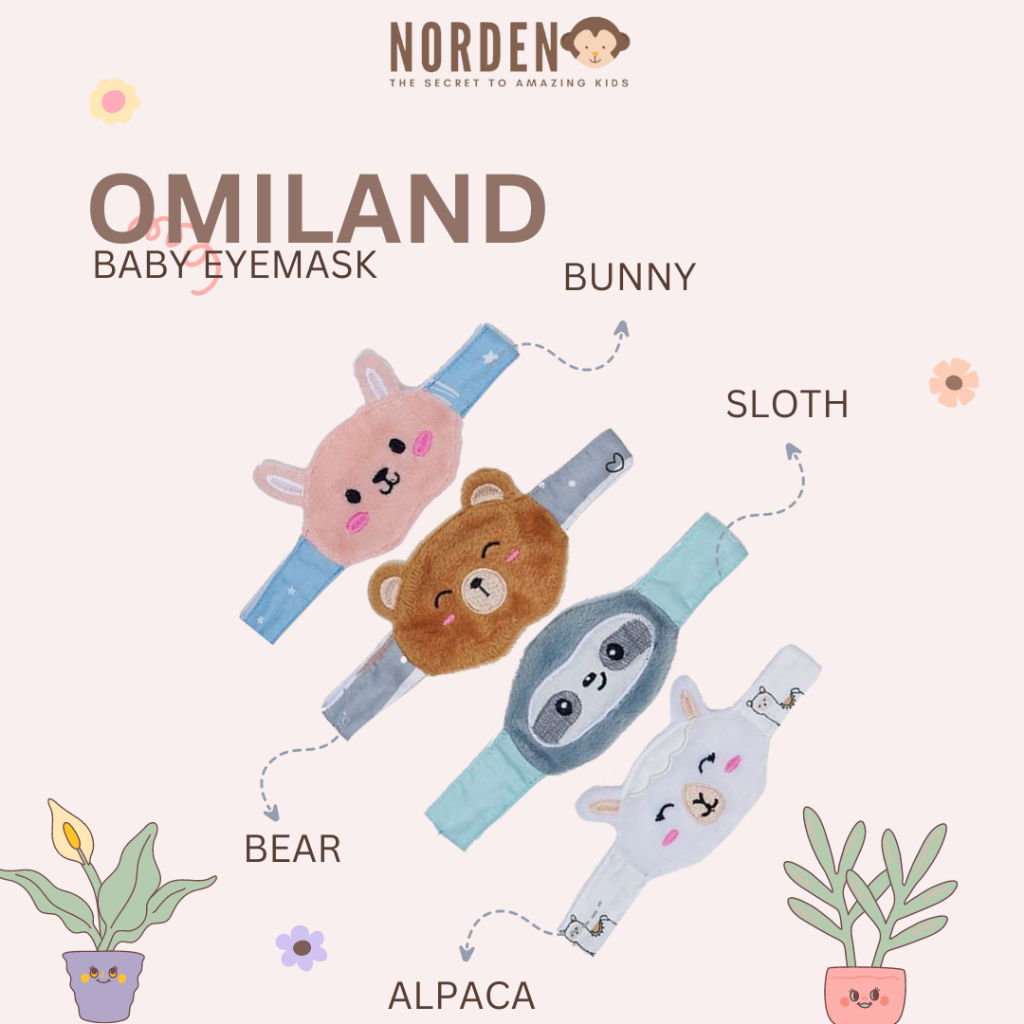 SUMIMO / OMILAND MURAH BABY EYEMASK KACAMATA JEMUR BAYI ANAK PENUTUP MATA EYE MASK