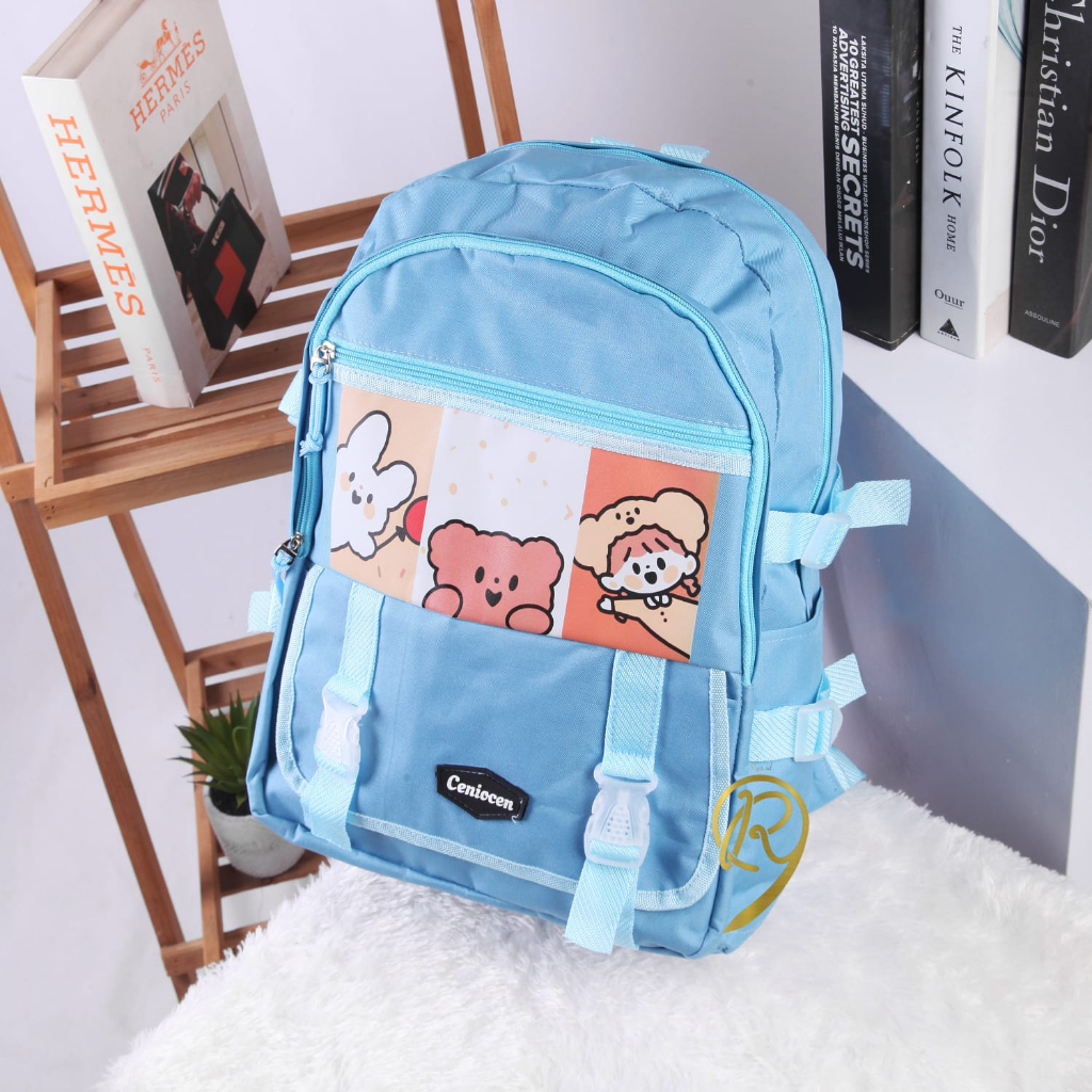 Rya.id - Tas Ransel Sekolah Anak Distro Terbaru 2023 Lagi Hits Motif Bear Kekinian Tas Punggung Anak Tas Ransel Anak Serba Guna