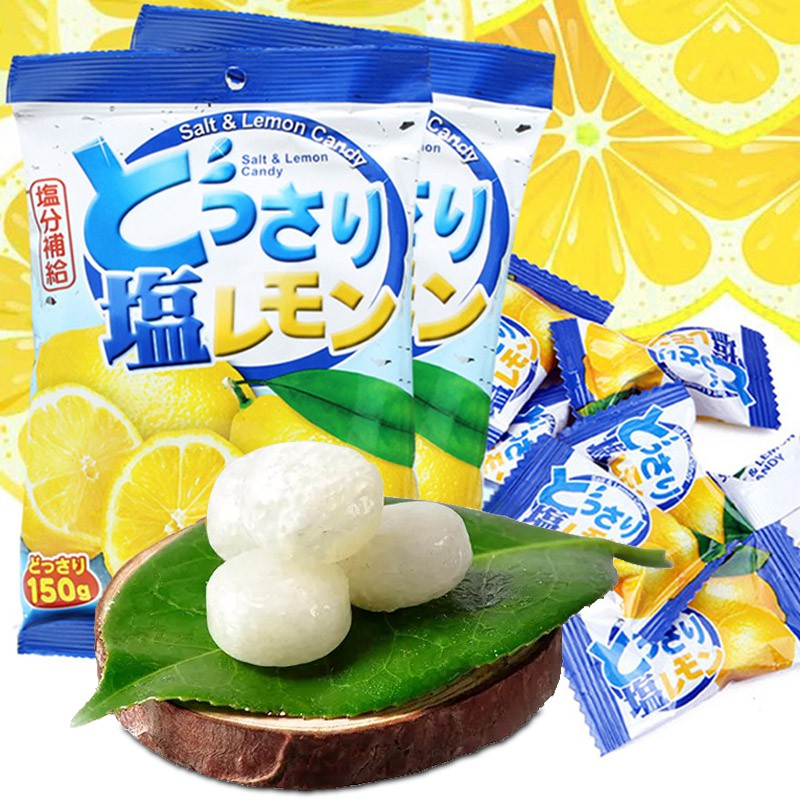 (JSO) Cocon salt &amp; lemon candy 150 gr/ permen rasa lemon dan garam