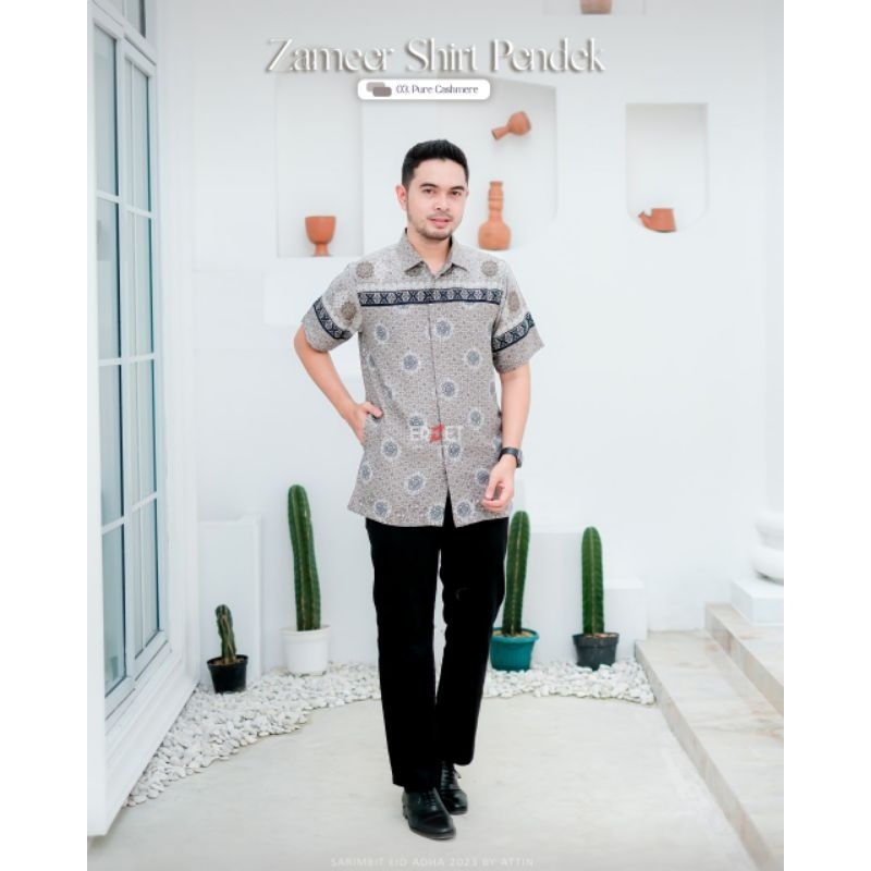 Kemeja Lengan Pendek Zameer Shirt By Erzet