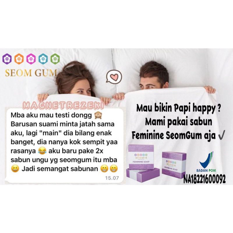 Sabun  Seom Gum Sabun Kewanitaan Sabun MrP Original BPOM