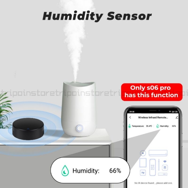 TUYA Smartlife WIFI Universal Smart IR Remote Sensor Suhu Temperature
