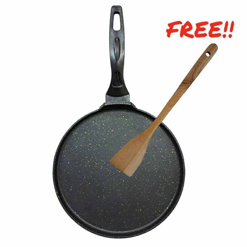 Maxi Round Grill Pizza Pan 30cm Alat Panggangan BBQ Anti Lengket Multifungsi