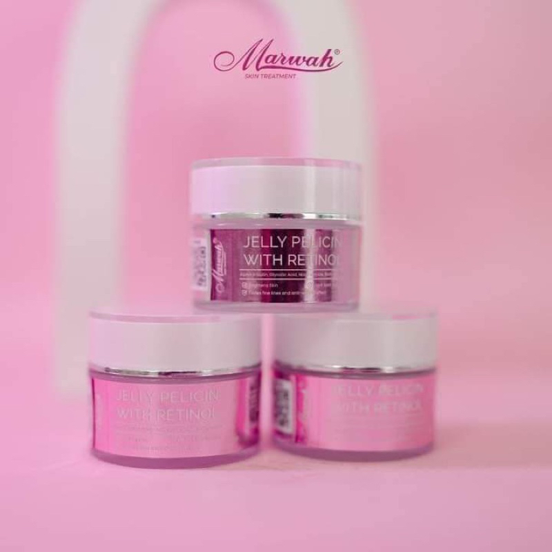 JELLY PELICIN MARWAH RETINOL MARWAH SKINCARE JELLY PELICIN RETUNINOL MARWAH SKINCARE