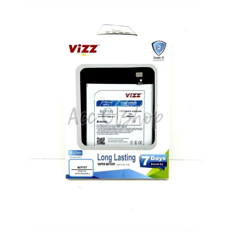 Baterai Batre Vizz BLP757 Realme 6 Realme 6 Pro Original Vizz