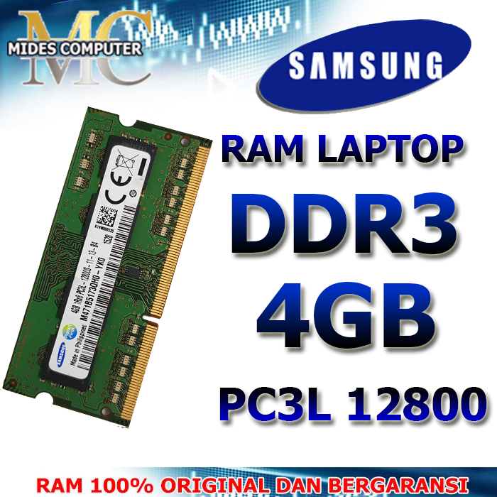 Ram Laptop DDR3 4GB PC3-12800