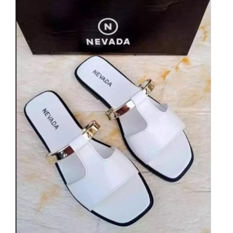 Sandal Selop Wanita Nevada Korea/Sandal Cewek remaja Kekinian