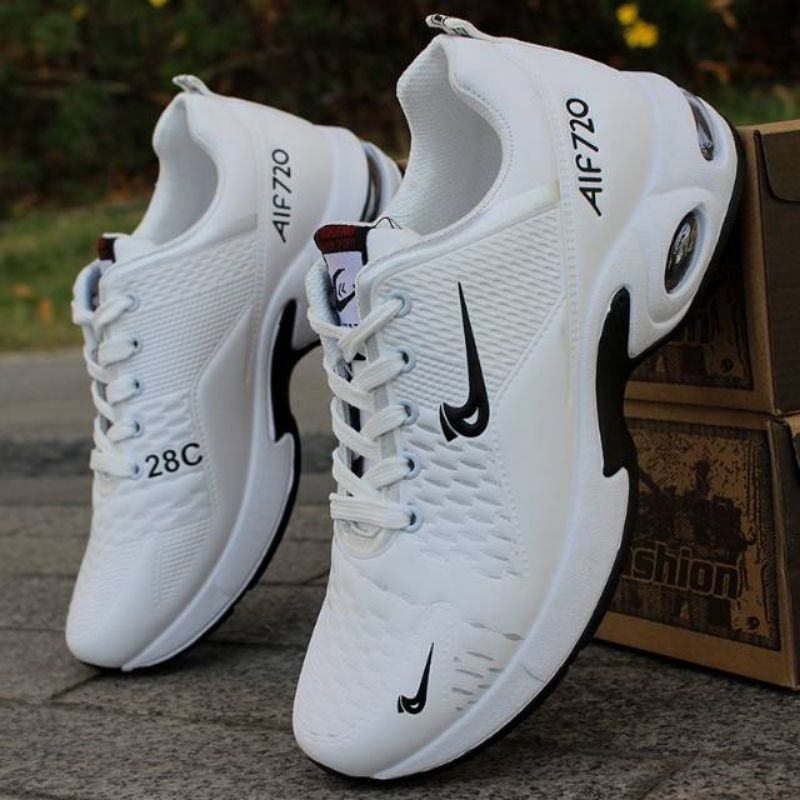 Sepatu Pria Sport Running Fashion N K E AIF720 Bahan Kualitas Import