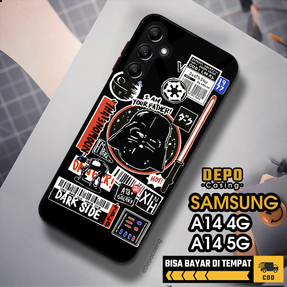 Case Samsung A14 4G A14 5G Casing Samsung A14 4G A14 5G Depo Casing [STWR] Case Glossy Case Aestheti