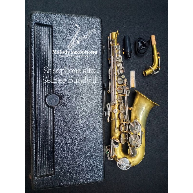 saxophone alto selmer bundy ll