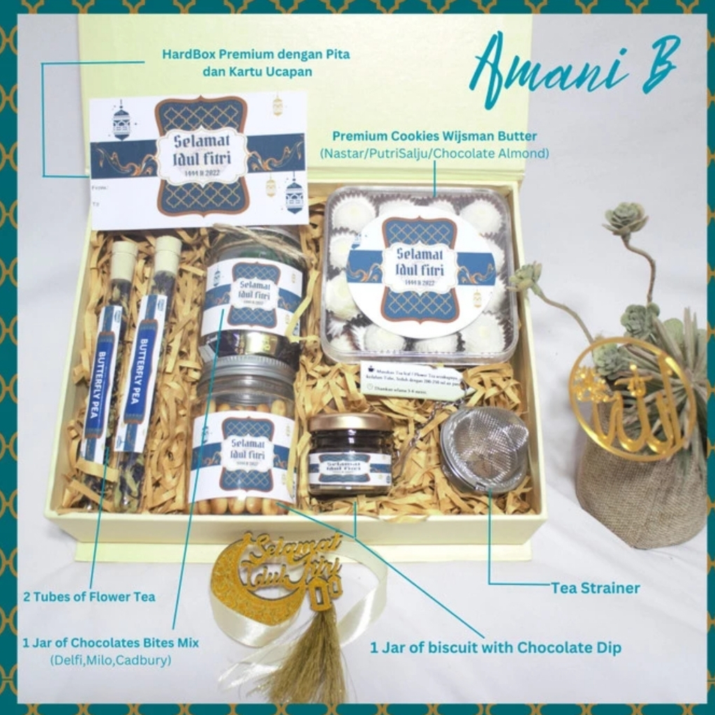 

Hampers premium Amani series lebaran wedding ulang tahun custom