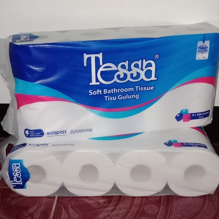 Tisu Gulung Tessa 8 Roll x 3 ply/Tissu  Tisu Toilet Soft Bathroom