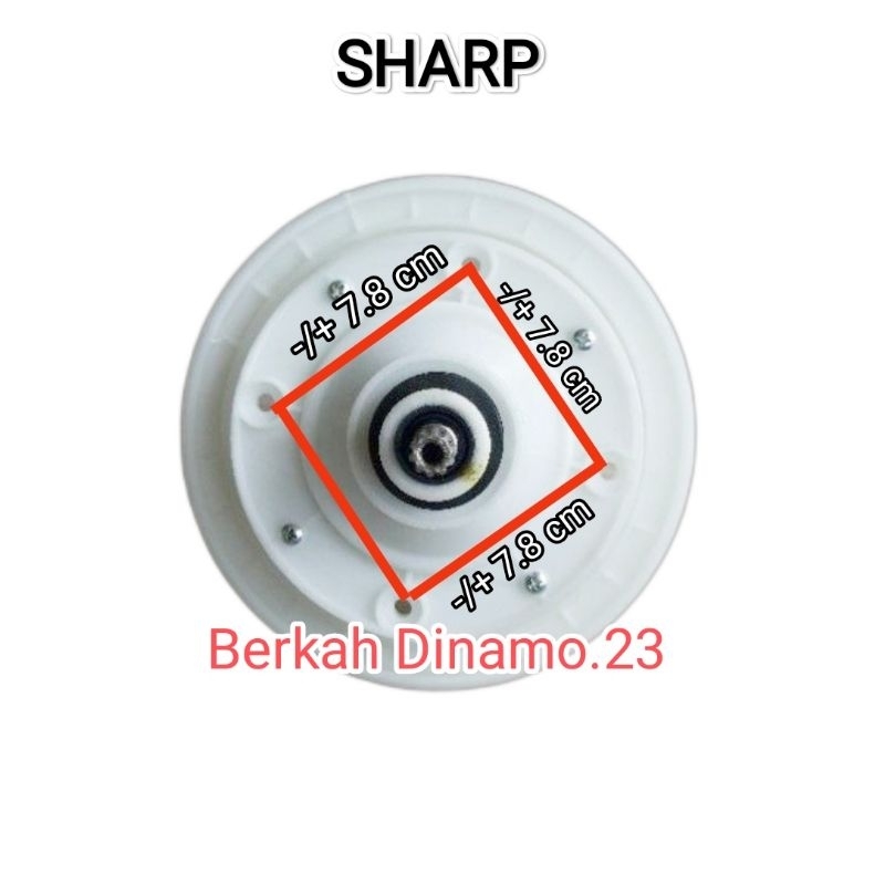 Gearbox Mesin Cuci SHARP 2 Tabung / Girbok / Girbox Sharp Gigi 10