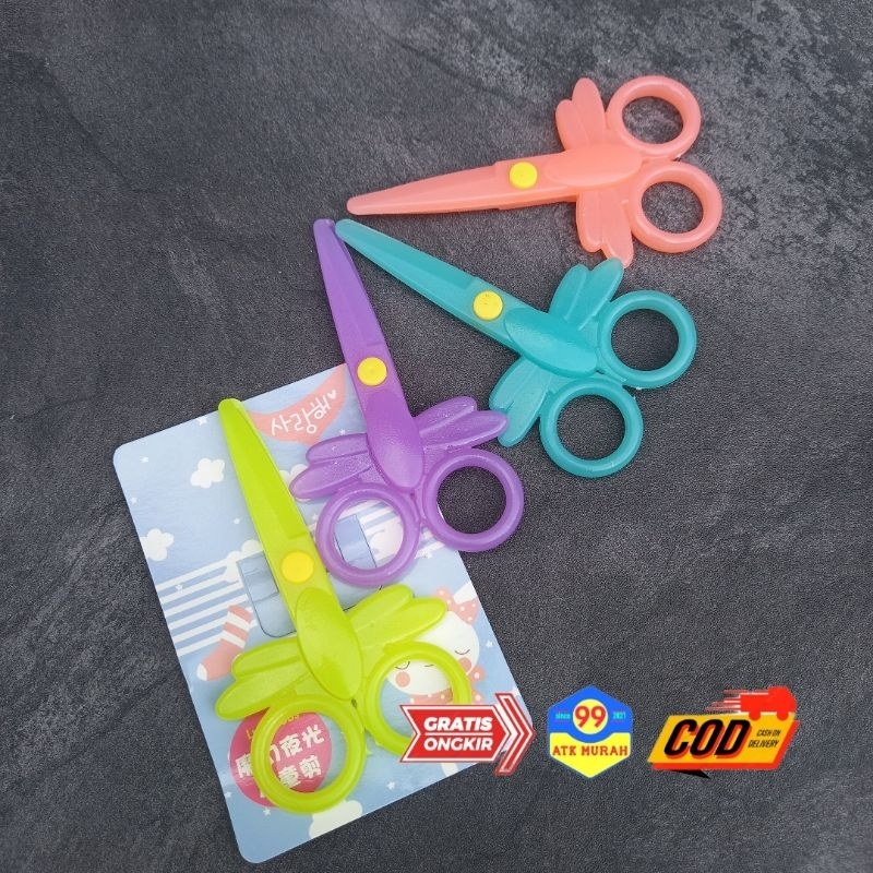 SAFETY SCISSORS - gunting mainan/gunting plastik/gunting anak aman