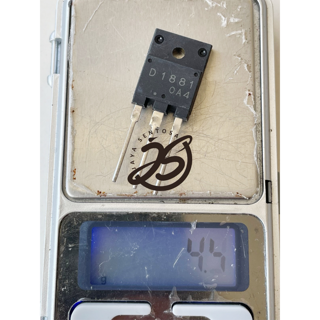 D1881 ASLI ORIGINAL (1 BUAH) TRANSISTOR HORISONTAL D 1881 ORI