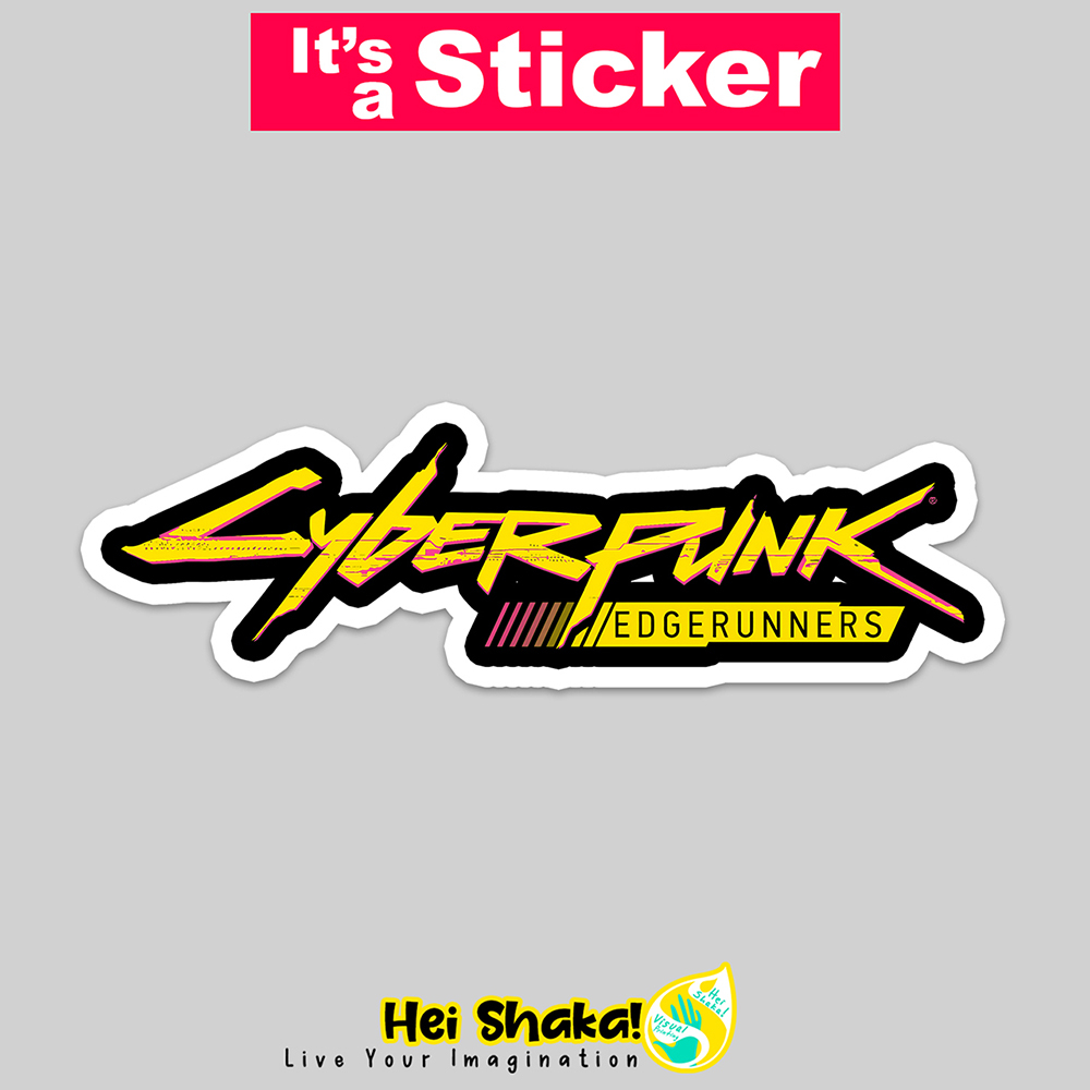 

Stiker Cyberpunk Edgerunners 01 Sticker Bahan Vinyl Anti Air