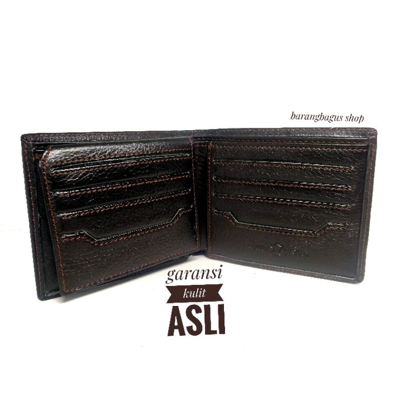 Dompet Kulit asli Pria Import Kickers model tempat kartu banyak