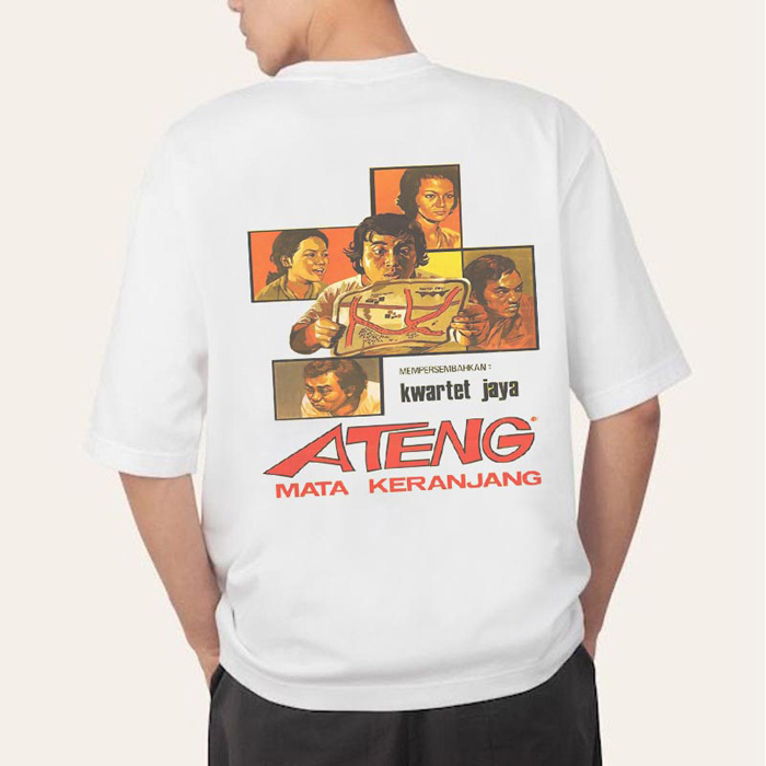 Kaos Ateng Mata Keranjang Kwartet Jaya Tshirt Bahan 100% Cotton [BISA COD] Casual Fashionable T-SHIR