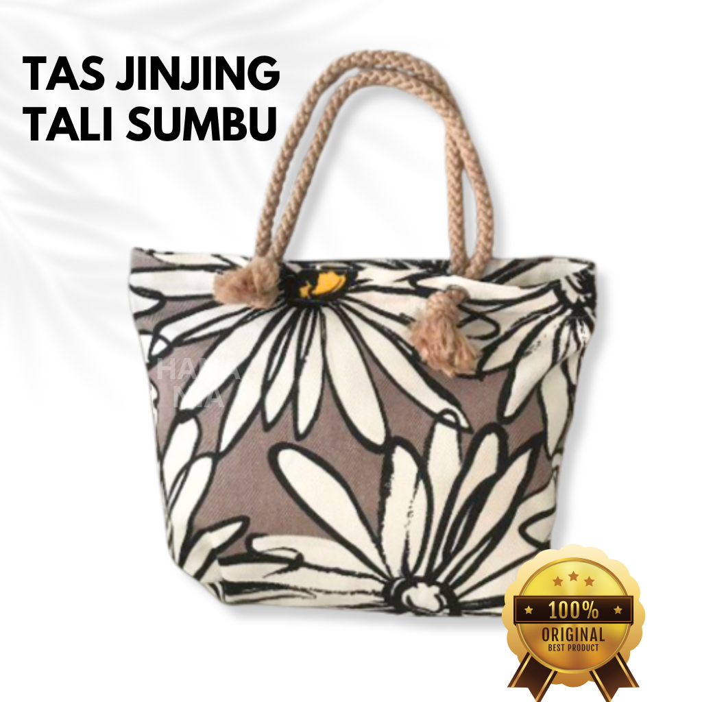 Handbag wanita kecil - Tote bag tali sumbu resleting - Tas tote tali sumbu mini