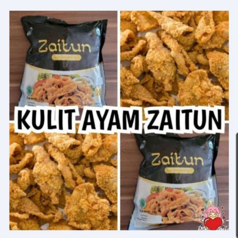 Zaitun Kulit Ayam Krunch 250gr