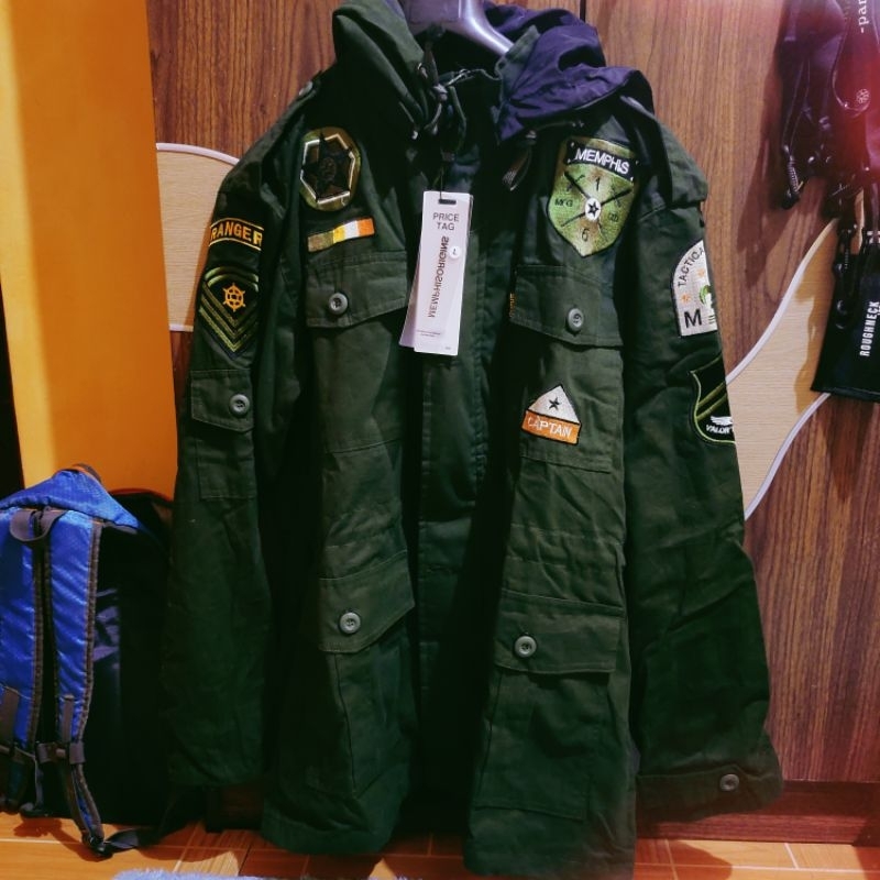 Jaket Parka Tactical Memphisorigins Size L New