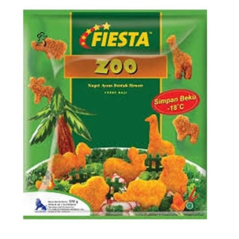 

Fiesta nugget zoo 500gr naget ayam bentuk hewan