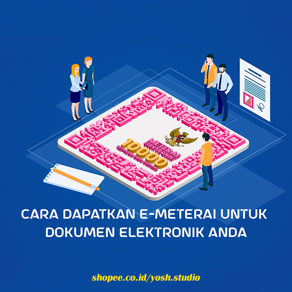 

E-Meterai atau Meterai Elektronik Valid dari Peruri dan Tanda Tangan Digital