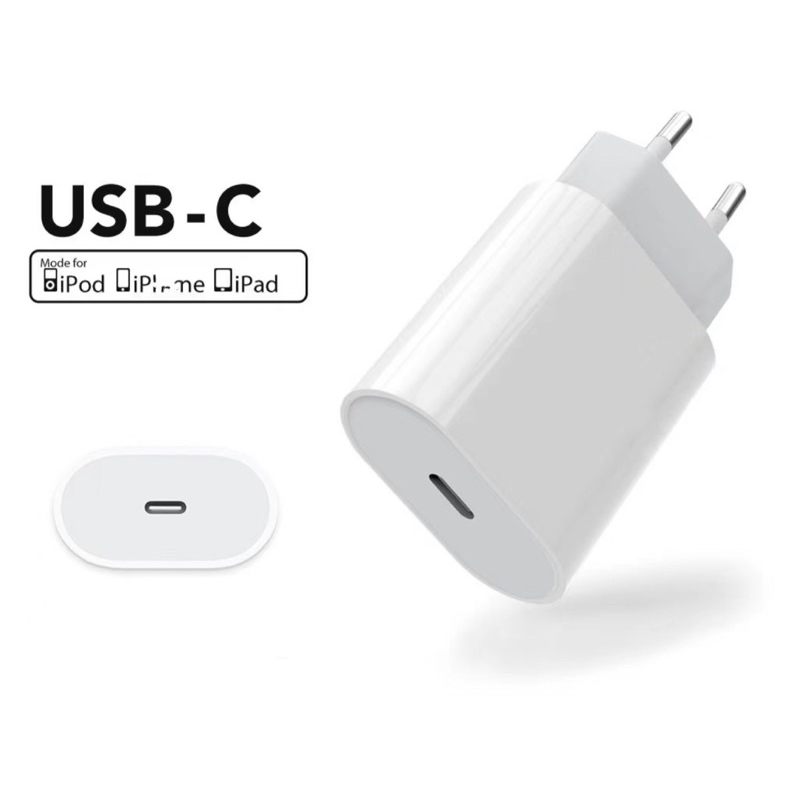 Adaptor 18W USB-C Power adapter PD Fast Charing / Kepala Cas