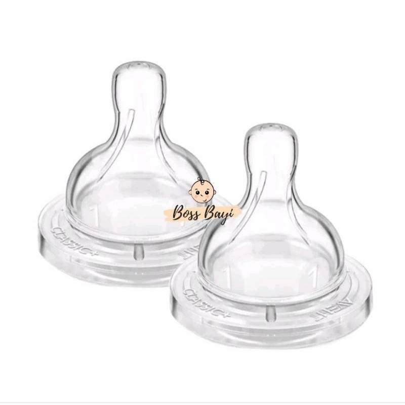 PHILIPS AVENT - CLASSIC NIPPLE Teatfast Flow Airflex/ Dot untuk Botol Tipe Classic