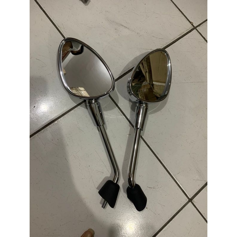 spion vespa sprint 150 iget ORIGINAL Oval , Bulat Chrome