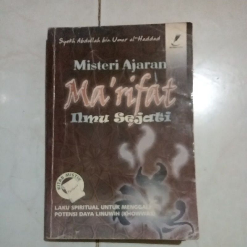 Buku misteri ajaran MARIFAT ilmu sejati