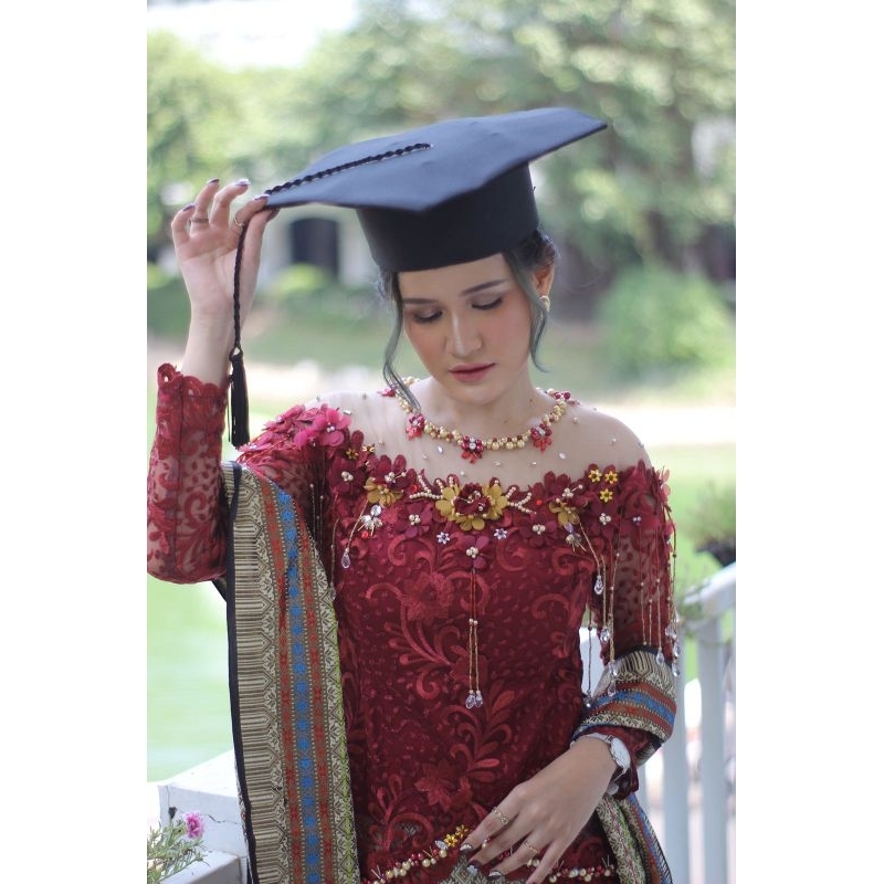 JAHIT CUSTOM KEBAYA WISUDA | dress wisuda set kebaya wisuda SET KEBAYA LAMARAN