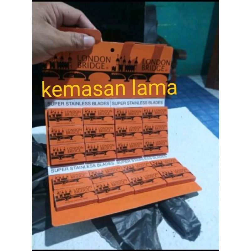 silet London kemasan lama satu kotak isi 5 biji sesuai Poto