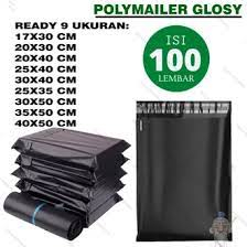 

Plastik Packing 15 x 25 cm Polymailer glossy grade aharga ekonomis (100 lembar)
