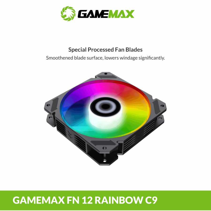 Fan Casing GameMax FN-12Rainbow-C9 ARGB CPU Fan